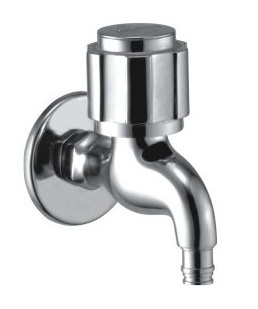 Aluminum Bib Cock With Flange