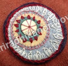 Fade Resistant Needle Punched Embroidery Felt - Coating Material: Uncoated