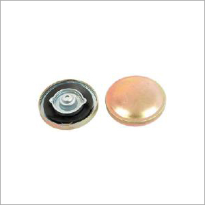 Fuel Cap - Steel M16 Thread, 50mm Diameter, 20mm Height | Leakproof Rubber Seal, Zinc-Plated, Corrosion Resistant