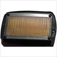 Car Air Filters - Metal Construction, Rectangular Shape, Black | High Air Flow, Washable And Reusable, Enhanced Horsepower, Excellent Filtration