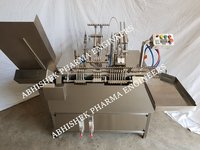 Automatic four head ampoule filling sealing machine