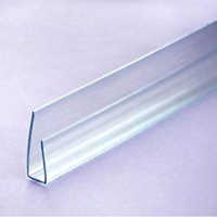 U Lock Polycarbonate Profile - Polycarbonate Material, Thickness 2-5mm, Transparent Color | Seals Edges, Prevents Dust, Water & Bug Access