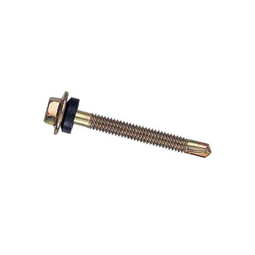 Plated Hex Washer Head Self Drilling Screw