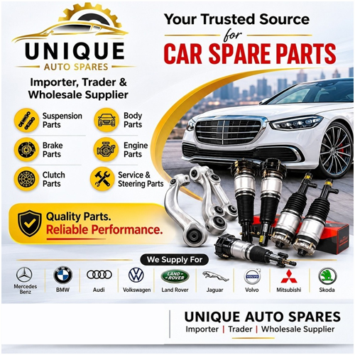 Car Shocker Absorber - Rubber & MS Material | Unique Auto Spares, Front & Rear Options for Luxury Four-Wheelers