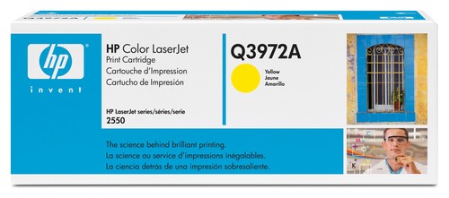 HP Q3972 YELLOW TONER CARTRIDGE