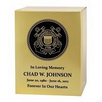 Gorgious Brass Memorial Urn