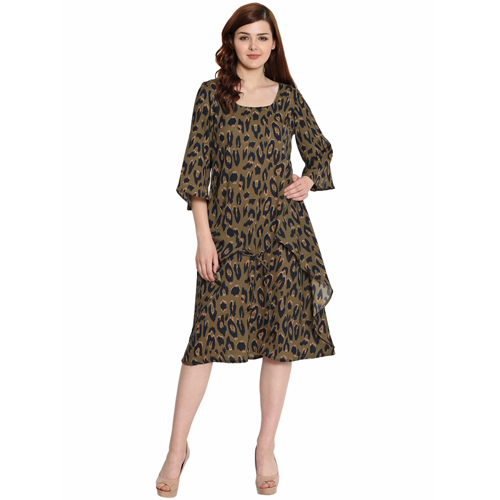 Ladies Leopard Print Dress