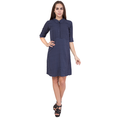 Ladies Polka Dot Print Dress