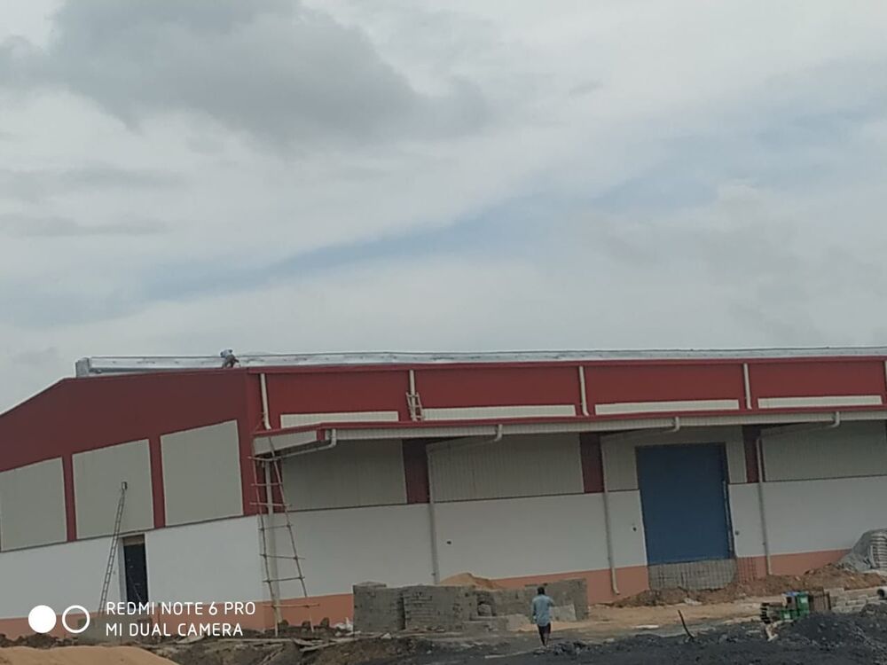 Warehouse Building - Color: As Per Requirement