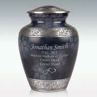 Blueberry Cremation Urn Engravable