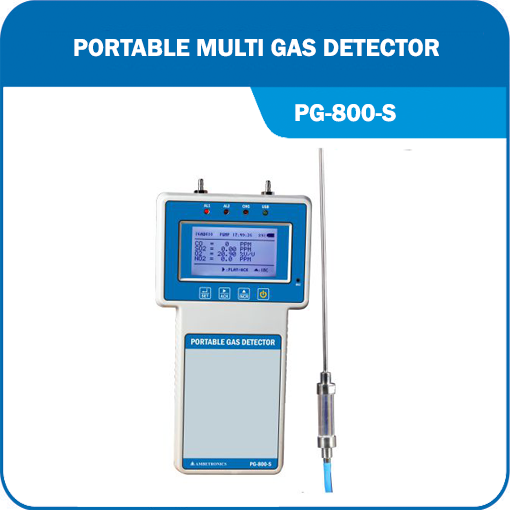 Portable Multi Gas Detector 8 Channel