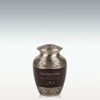 Large Classic Brass Cremation Urn Engravable