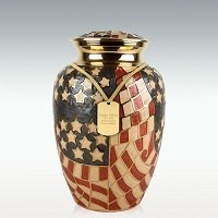 Large Classic Brass Cremation Urn Engravable