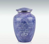 Medium Lavender Cremation Urn Engravable