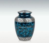 Medium Turquoise Dream Cremation Urn