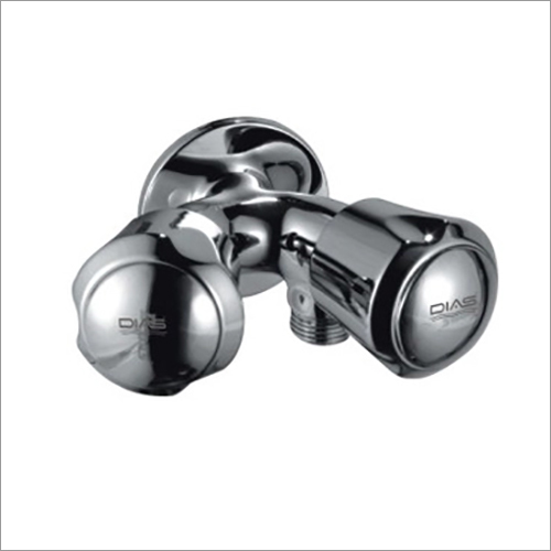 2-Way Angle Valve With Flange - Color: Silver