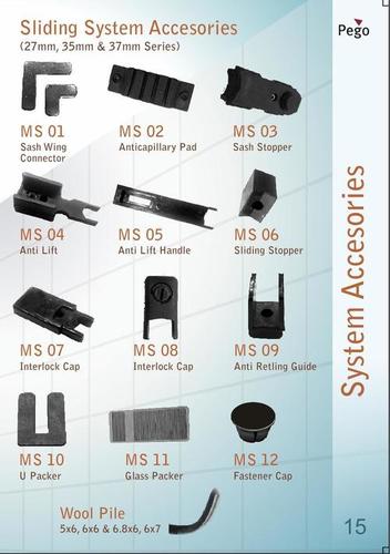 Sliding System Accessories Application: Homes & Hotels