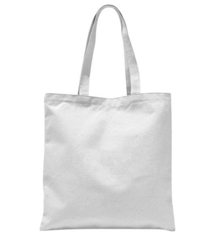 White Tote Bag Size: Height  15 Inch A   Lenth 15 Inch