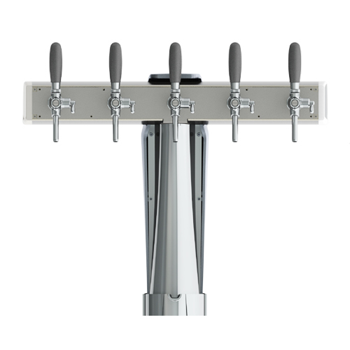 Frozen Tower with 5 Flow Control Taps and Illumination