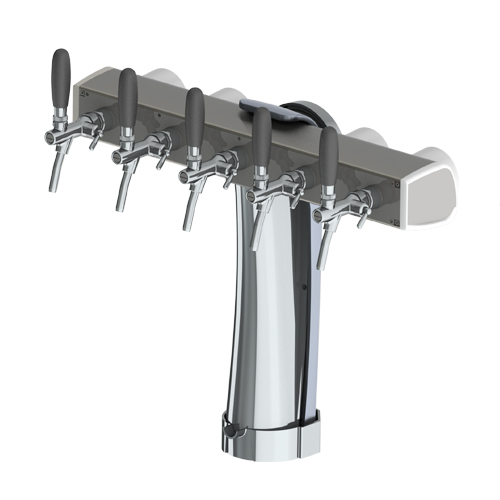 Frozen Tower with 5 Flow Control Taps and Illumination