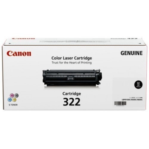 CANON 322 BLACK TONER CARTRIDGE