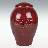 Vintage Claret Cremation Urn