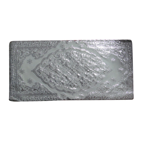 Silver Stamping Placemat
