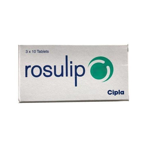 Rosulip Tablet - Rosuvastatin Calcium 10mg, 20mg | Cholesterol Reduction, Cardiovascular Health, Lipid Management