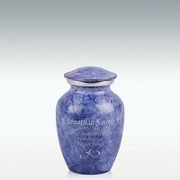 Small Lavender Cremation Urn Engravable