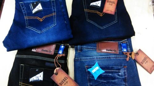 Branded Stretchable Denim Jeans with bill for resale in India