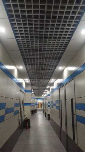 Grid & Gypsum false ceiling By SAHI METAL & DECORATORS