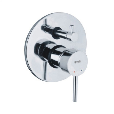 Single lever concealed divertor for bath and shower system