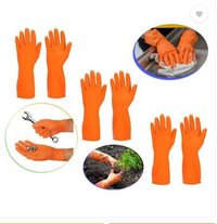 Chemical Protection Rubber Gloves