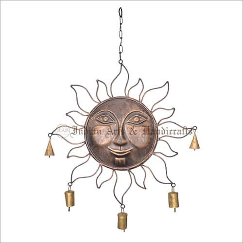 Sun Face Iron Wind Chime