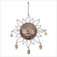 Sun Face Iron Wind Chime
