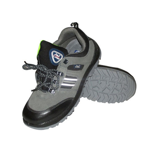 Grey & White Allen Cooper Safety Shoes