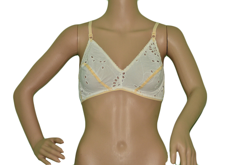 Cotton Bra - Light Color, Size 32-36 | Non-Padded, Ideal for Everyday Wear, Hand Wash Full Coverage
