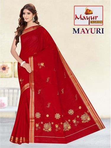 Mayuri Cotton Work Saree