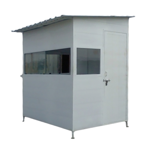 MS Security Cabin - MS Steel Variable Dimensions Powder Coated Finish | Customizable Lightweight Rugged Weatherproof Secure Low Maintenance