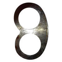 Spectacle Plate - Stainless Steel, Various Dimensions , Polished Finish, Double-hole Shape, 1/4 Inch Thickness, 10 Lbs Weight | Industrial Application