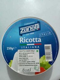Ricotta Cheese - 250g Plastic Container | Creamy Texture, Delicate Flavor, Free From Adulteration, High In Protein, Low In Sodium, Versatile Use