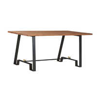 Designer Live Edge Table - Acacia Wood Construction | Unique Natural Finish, Elegant And Durable Design