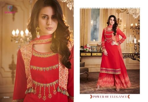 Red New Stylish Salwar  Kameez