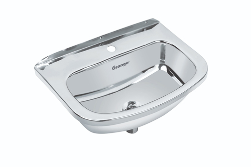 Stainless Steel Wash Basin - 18x12x5 Inches | Modern Design Alluring Finish Durable for Home and Hotel Use