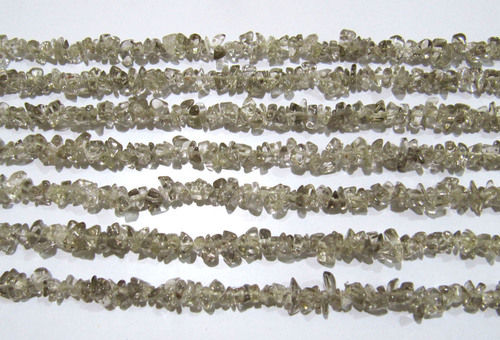 Natural Smoky Irregular Chip Gravel Uncut Nugget Shape beads