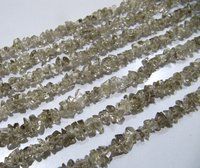 Natural Smoky Irregular Chip Gravel Uncut Nugget Shape beads