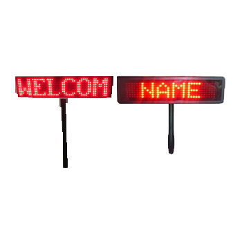 Welcome LED Display - Metal, Small to Large Sizes | Five Brightness Modes, Up to 2500 Alphabets in Ten Programs, Multiple Color Options