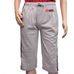 Men's Plain Grey Capri
