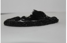 100% Natural Black Spinel Micro Faceted Beads Strand 2-2.3mm