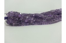 100% Natural Brazilian Amethyst Plain Smooth Cube Box Shaped Beads